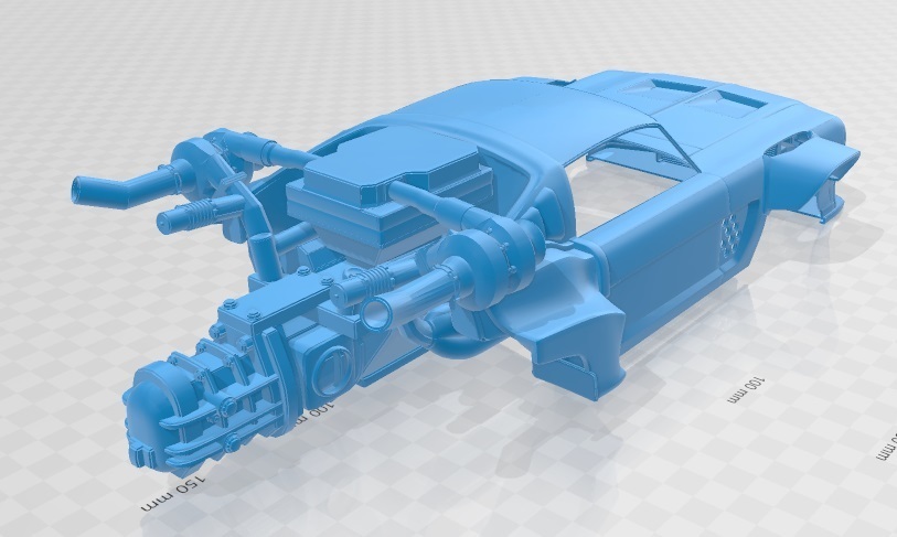 STL file Mustang Future Printable Body Car・3D printer model to download ...